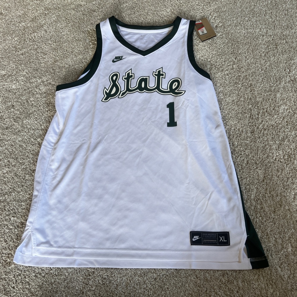 MICHIGAN STATE BASKETBALL JERSEY